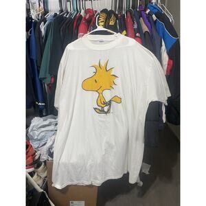 Size S-Vintage 1965 Peanuts Woodstock Nightgown White